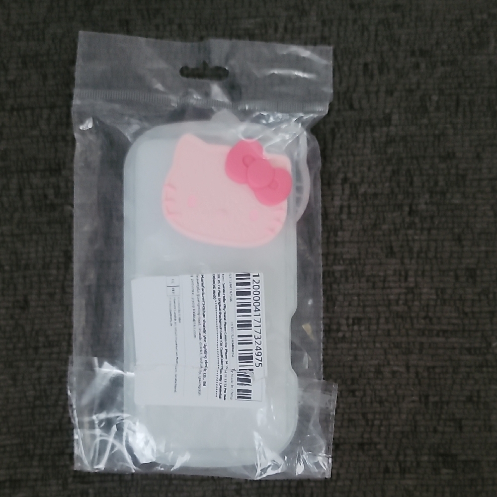 Hello Kitty Pink Silicone Phone Cover with Bow Design - Picture 6 of 6